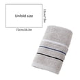 thumbnail image 3 of Todaioua Striped Cotton Towel 13x28 Inches - High Absorbency Bath Beach Towel for Gym, Swimming Pool, Spa Use, Soft Thick Household Bathroom Linens, Multiple Color Options​​, 3 of 7