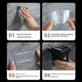 thumbnail image 4 of Lttoisl Stainless Steel Wall Mounted Trash Can & Ashtray with Lid, Compact Bathroom Waste Bin & Smoke Eliminator for Home & Office, Easy Clean Notch Design, Rust-Resistant, 7.3 x 7.3 x 9.5cm, 4 of 8