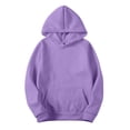 thumbnail image 1 of 2025 Mode pour Femmes Couleur Unie Chandails à Capuchon pour Femmes Manches Longues Décontracté O Robe Chandail pour Femmes Robe Chandail à Col, 1 of 5