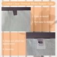 thumbnail image 5 of 16 Set/ 32 Pieces Clear Vertical Blind Repair Tabs, Vertical Blind Repair Vane Savers, Vertical Blinds Replacement Slats, 5 of 5