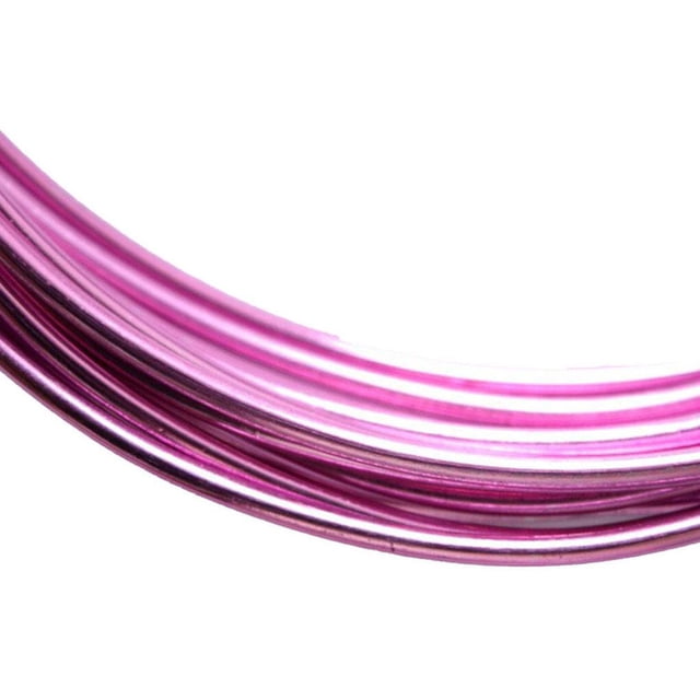 Aluminum Wire Thickness Bendable Wires Bike Operation Handy to Install Easy to Use Handy Installation Durability Rust-proof for Crafts DIY light pink