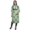 thumbnail image 1 of Bimba Robe Tunique Droite en Viscose Imprimée Style Santoon pour Femmes Vêtements Indiens, 1 of 5