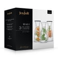 thumbnail image 4 of Hali Glass Carafe Bottle Pitcher with 6 Lids  - 36 oz - Set of 3, 4 of 8