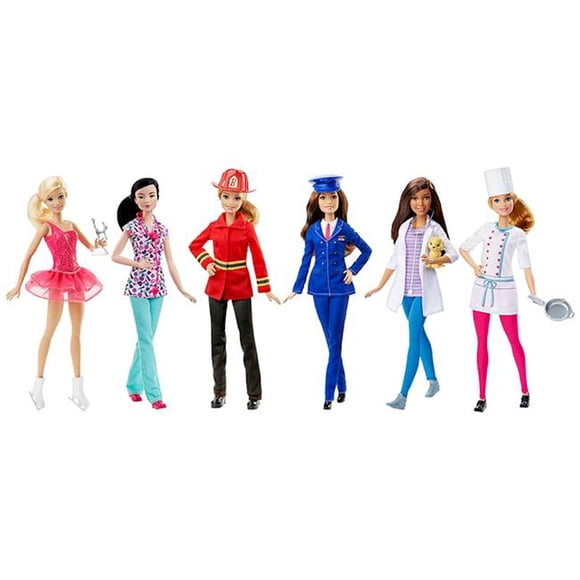 Mattel MTTFWK89 Barbie Careers Core Doll Assortment - Pack of 6