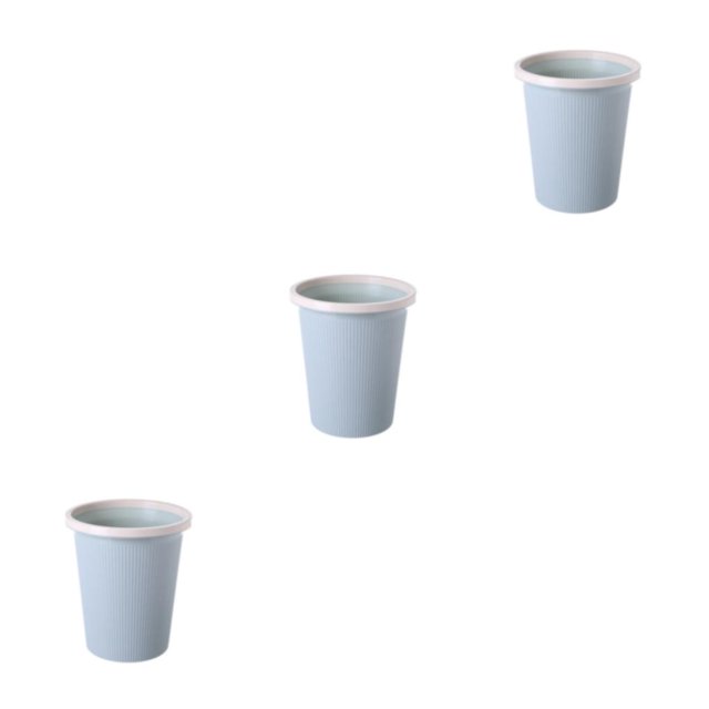 Decodeary Choose Dustbin For And Long-lasting Features Storage Basket Living Room Nordic Blue 27*31*19cm 3Set