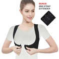 thumbnail image 2 of Lady Jeneva Women Posture Corrector Chest Support X strap - Black, 2 of 8
