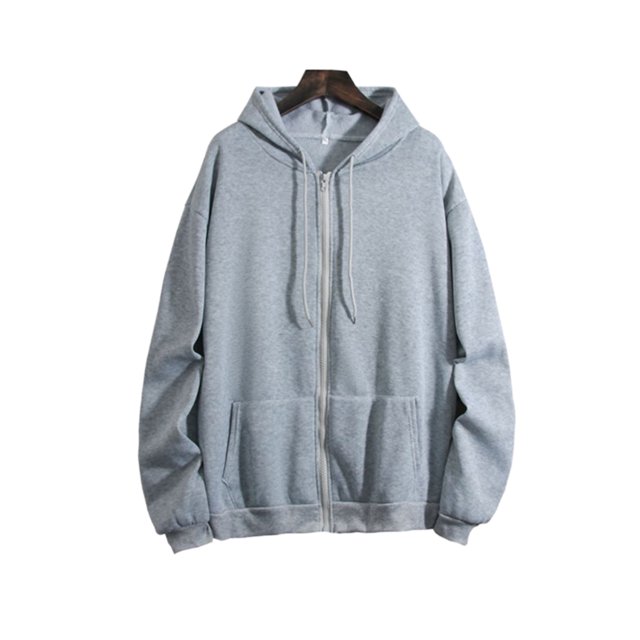 Innerwin Hoodies Drawstring Women Sweatshirt Fall Long Sleeve Loose Fit Hooded Tops Grey S