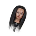 thumbnail image 1 of Hair Styling Practice Doll Head Training Mannequin Clamp 14in Light Black A, 1 of 9