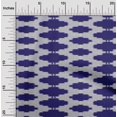 thumbnail image 1 of oneOone Silk Tabby Fabric Plus Sign Kasuri Printed Craft Fabric BTY 42 Inch Wide, 1 of 4