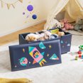 thumbnail image 2 of Costway Banc Ottoman de Rangement Rembourré pour Enfants Coffre à Jouets Polyvalent Repose-Pieds Tabouret avec Couvercle, 2 of 10