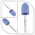 thumbnail image 2 of 1pcs Tête de Polissage Tête de Roue Abrasive Montée pour Outil Rotatif Tige 3mm, 2 of 7