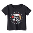 thumbnail image 1 of TZEWGL T-Shirts pour Enfants Imprimé Dessin Animé Col Rond Ample Manches Courtes Vêtements pour Filles Garçons Taille 3-4T, 1 of 4