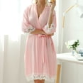 thumbnail image 1 of LSLJS Pyjama d'Intérieur Mode pour Femmes Pyjama à Manches Longues pour Femmes Chemises de Nuit Peignoirs d'Intérieur, Peignoirs Cadeaux pour Femmes, 1 of 6