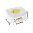 thumbnail image 2 of Home Kitchen Item Clearance!Pcksrro Sealed Cans for Grains and Miscellaneous Grains Food Grade Plastic Preservation Storage Tanks Transparent and Stackable Kitchen Dry Goods Preservation Boxes, 2 of 2