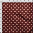 thumbnail image 3 of oneOone Georgette Viscose Fabric Rabbit Block Printed Craft Fabric BTY 42 Inch Wide, 3 of 4