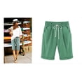 thumbnail image 2 of UPPADA Mes Commandes Passées Récemment par Moi Shorts Cargo pour Femmes Shorts d'Été en Lin Shorts en Molleton à Cordon Taille Haute Shorts de Détente Yoga Marche Shorts Athlétiques Pantalons Courts Shorts de Course pour Femmes, 2 of 3
