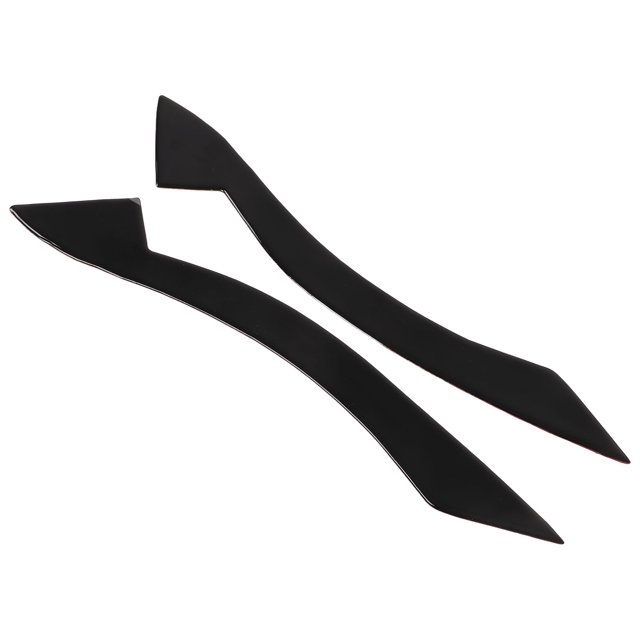 Headlight Eyelid Trim, Colorfast Glossy Black Headlight Eyebrow Plastic for Car