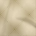 thumbnail image 1 of oneOone Georgette Viscose Brown Fabric Geometric Sewing Craft Projects Fabric Prints By Yard 42 Inch Wide, 1 of 4