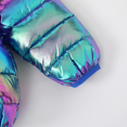 thumbnail image 4 of PatPat Toddler Boy/Toddler Girl 3D Ear Design Metallic Quilted Cotton-Padded Jacket, 4 of 6