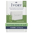 thumbnail image 1 of Ivory Gentle Bar Soap Aloe Scent (10 Bars), 1 of 15