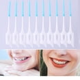 thumbnail image 4 of CNKOO 320pcs Double-ended Toothpick Soft Silicone Tooth Picks Floss Interdental Brush Stick Hygiene Tools (Green), 4 of 10