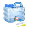 thumbnail image 1 of Container with Faucet Camping Equipment Outdoor Water Bucket for Hiking (10L), 1 of 5