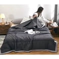 thumbnail image 1 of Joipy Cooling Blanket, Ice Blanket, Queen Size Breathable Blanket with Glass Bead, Machine Washable, All Season Duvet with Tabs-Machine Washable-Gifts, 1 of 7