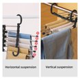thumbnail image 4 of Labymos Clothes Hangers Multifunctional Smart Pants Organizer Space Save Non-Slip 5 Layers Closet Storage Organizer, 4 of 8