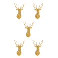 thumbnail image 1 of Ruiboury Personalize Home Style With 3D Mirror Wall Stickers Unique Look Living Space Personalized Home Style gold XL 5Set, 1 of 6