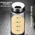 thumbnail image 4 of Boovnll Spice Jars, Pepper Shakers with Adjustable Outlet Holes Clear Glass Shaker Bottles Spice Seasoning Cans for Kitchen Decor, Kitchen Gadgets, Seasoning Containers, Spice Containers, 4 of 5