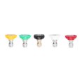 thumbnail image 1 of 5PCS 1/4in High Pressure Washer Spray Nozzle Tip Stainless Steel QuickConnect Nozzle Tool, 1 of 14