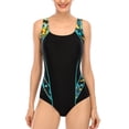 thumbnail image 1 of Women's Sport One Piece Swimsuit Racerback Competitive Athletic Swimwear Bathing Suits, 1 of 7