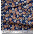 thumbnail image 3 of Soimoi Poly Georgette Fabric Flower Artistic Decor Fabric Printed Yard 42 Inch Wide, 3 of 3