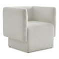 thumbnail image 1 of Meridian Furniture Vera Cream Boucle Fabric Accent Chair, 1 of 12