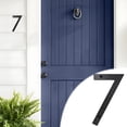 thumbnail image 3 of Meitianfacai 5 Inch Modern Metal House Numbers Black Door Number House Address Letters And Numbers For Outside Signs, 3 of 5
