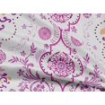 thumbnail image 5 of oneOone Rayon Purple Fabric Block Fabric For Sewing Printed Craft Fabric By The Yard 56 Inch Wide, 5 of 5
