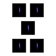thumbnail image 3 of Decodeary Bâton Lumineux en Plastique Portable Coloré Extérieur Camping Randonnée Urgence Fête Scène Performance Bâtons Lumineux avec Cintre Violet 5Ensemble, 3 of 6