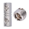 thumbnail image 4 of Audio Cable Coupler, 8 Gauge Input Output Deep Wire Recesses Durable Power Cord Terminal Nickel Plated Finish  For Car Audio System, 4 of 8