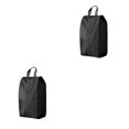 thumbnail image 1 of Wweixi Reusable Travel Shoe Storage Bag Eco-friendly Solution For Shoe Transportation Lightweight black L 2Set, 1 of 6