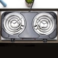 thumbnail image 4 of LNGOOR Ustensiles de Cuisine Multifonctions Électrique Double Brûleur 2000W Blanc, 4 of 8