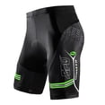 thumbnail image 1 of Sponeed Cycling Shorts for Men Quick-dry Riding Bottoms Print Riding Wear Breathable Bicycling Tights Green M, 1 of 5