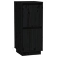 thumbnail image 2 of vidaXL Buffets 2 pcs Noir 31.5x34x75 cm Pin Massif, 2 of 5