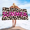 thumbnail image 1 of TopLLC Beach Towel Microfiber Beach Towel Super Lightweight Colorful Bath Towel Sandproof Beach Blanket Multi-Purpose Towel For Travel Swimming Pool 28x55 Inch on Clearance, 1 of 5