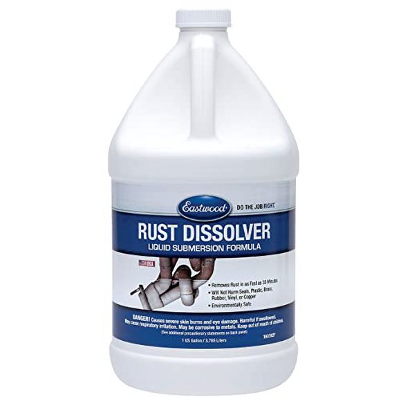 Eastwood Dissolvant de Rouille Sans Acide pour Pièces Métalliques Automobiles et Moteurs 20 Pieds Carrés de Métal