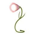 thumbnail image 2 of Unique Wireless Flower Desk Lamp Flexible Gooseneck Rechargeable LED Lamp With USB Charging Port 3 Color Modes And Stepless Dimming For Office Desk Decor, 2 of 7