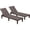 Brown, variant on Homall 2 Pieces Patio Lounge Chair Outdoor Adjustable Chaise Lounge Chair, Light Brown