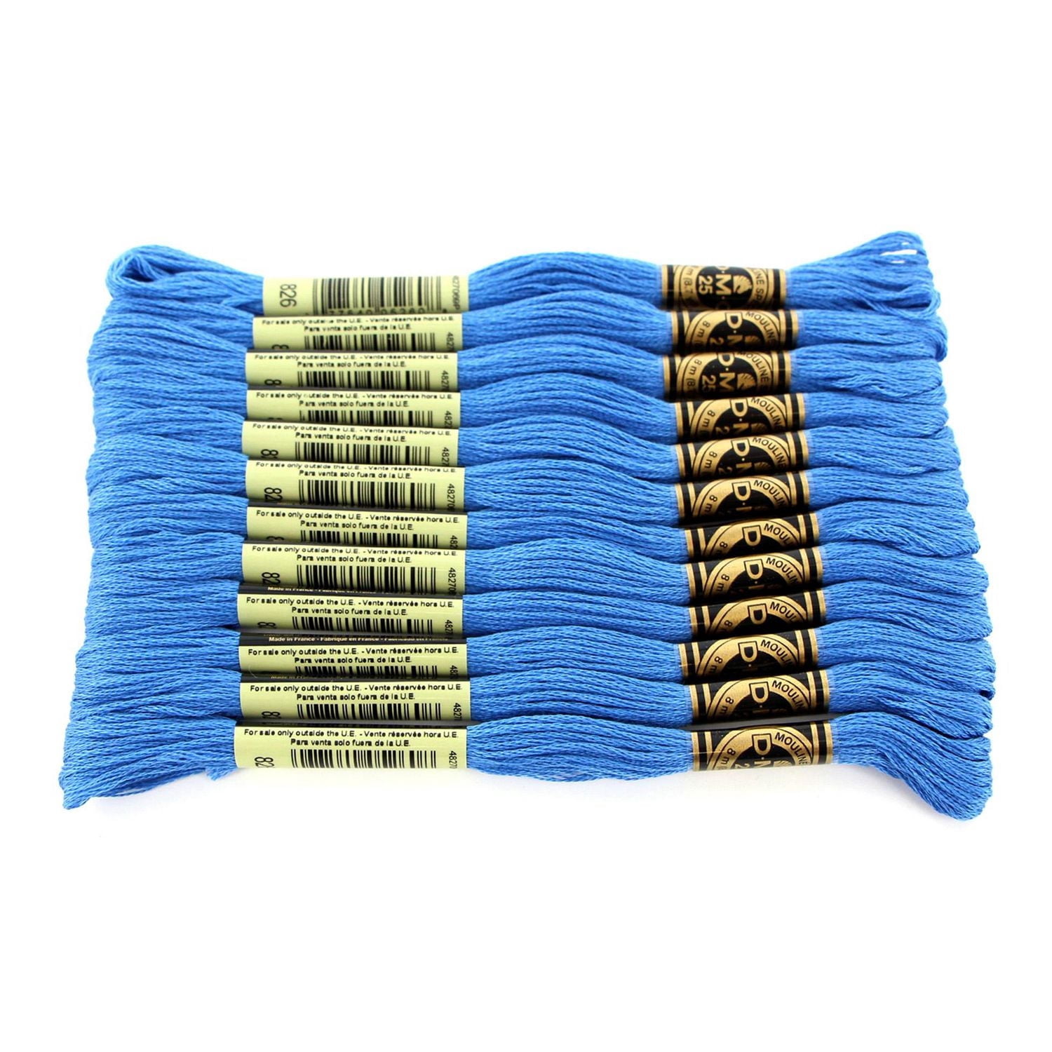 DMC bleu coton 6 Strand Floss 8 m (8.75 yd)