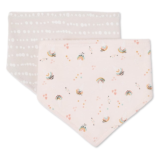 George Infants' Gender Inclusive Bandana Bib 2-Pack