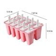 thumbnail image 2 of Ice Cream Molds Popsicle Silicone Silicone Ice Pop-Molds, Easy Release Ice Cream Mold, Reusable Popsicle Stick with for Homemade Popsicles & Ice Cream, 2 of 6
