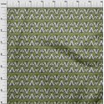 thumbnail image 3 of oneOone Cotton Flex Fabric Floral & Triangle Block Printed Fabric 1 Yard 40 Inch Wide, 3 of 4